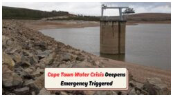 Cape Town’s Water Crisis Deepens: Dam Levels Fall Under 35%, Day Zero Looms