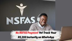 Still No NSFAS Payment This August? Track Your R5,200 Allowance Instantly via This WhatsApp Number