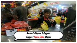 Rand Plummets in August: Brace for Immediate Petrol and Grocery Price Hikes Amid Budget Crisis