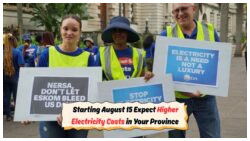 Eskom Announces New August 15 Tariff Hike Impacting All Provinces – Discover the Updated Rates