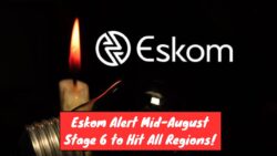 Stage 6 Loadshedding Hits South Africa in Mid‑August 2025 – Eskom Confirms Weekend Blackout Slots for All Regions!