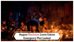 Eskom Unveils August Stage 6 Emergency Plan Amid Escalating Power Cuts!