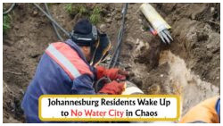 Johannesburg Water Crisis: Southern Suburbs Face Severe Cuts Due to Burst Pipes – Urgent Alert