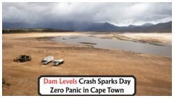 Cape Town Faces Water Crisis: Dam Levels Plunge to 34.6% as Government Warns of Day Zero in August